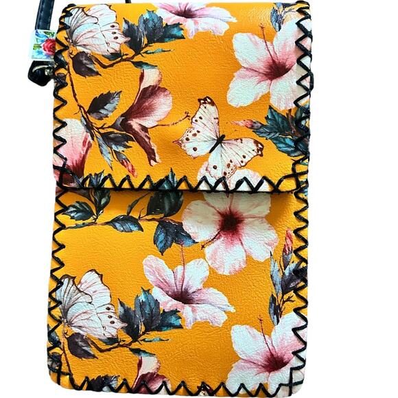 Butterfly leather pouch crossbody - Picture 2 of 7